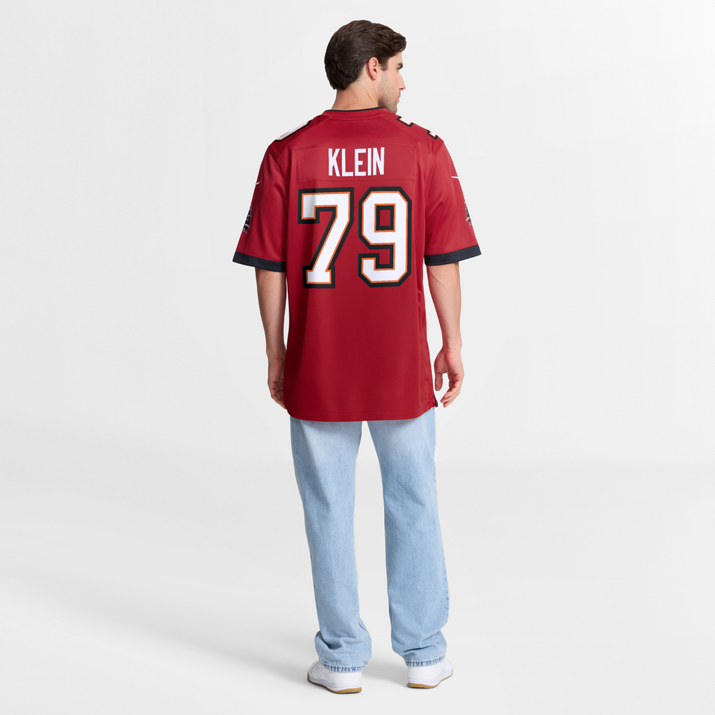Elijah Klein Tampa Bay Buccaneers Game Jersey - Red
