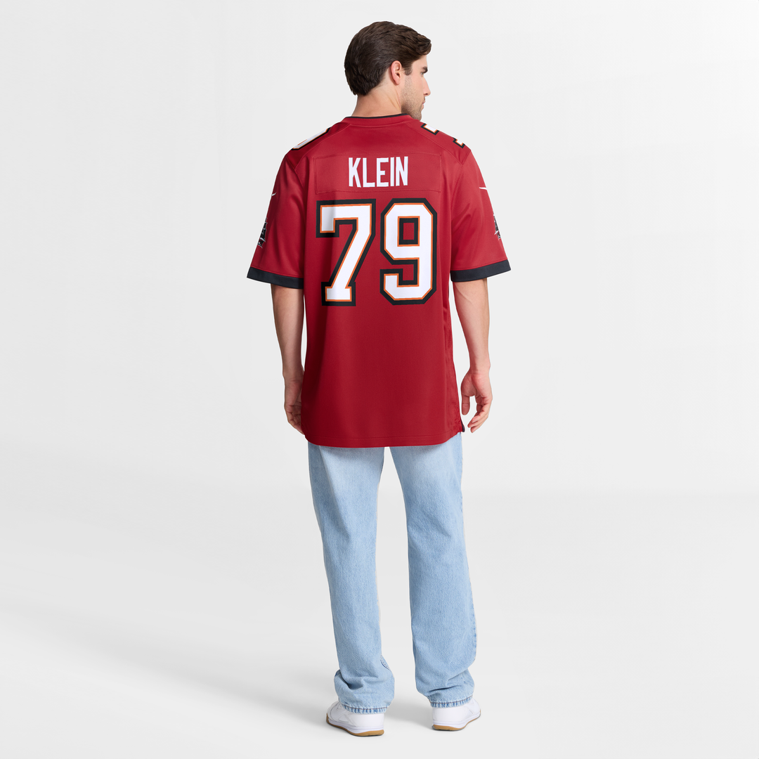 Elijah Klein Tampa Bay Buccaneers Game Jersey - Red