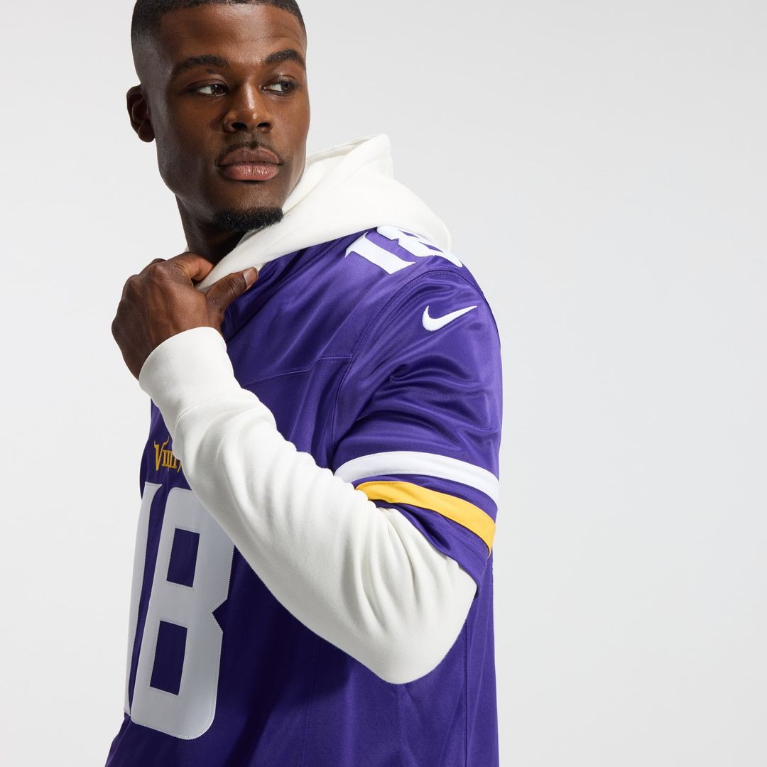 Justin Jefferson Minnesota Vikings Alternate Vapor F.U.S.E. Stitched Limited Jersey - White