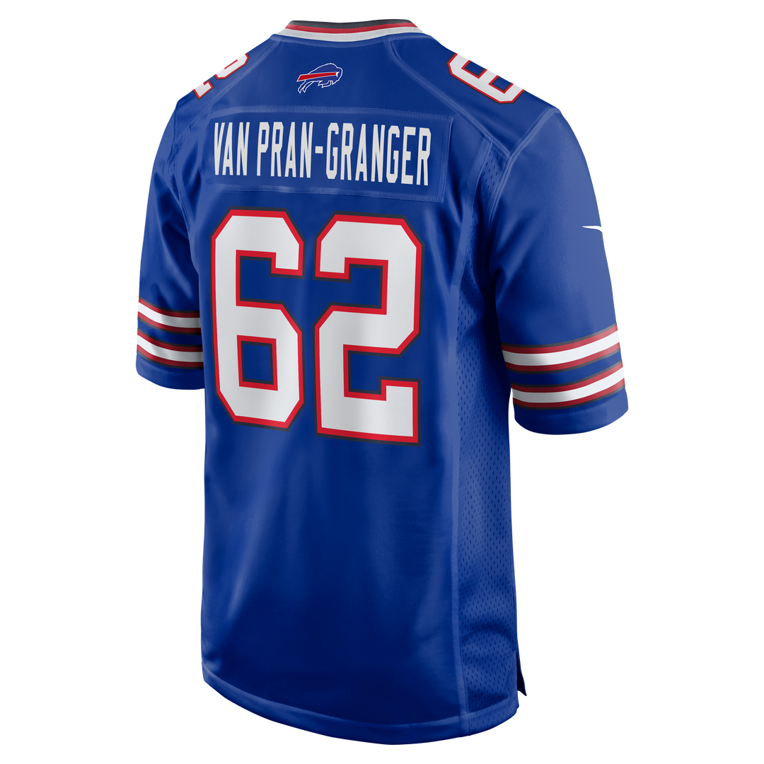 Sedrick Van Pran-Granger Buffalo Bills Game Jersey - Royal Blue