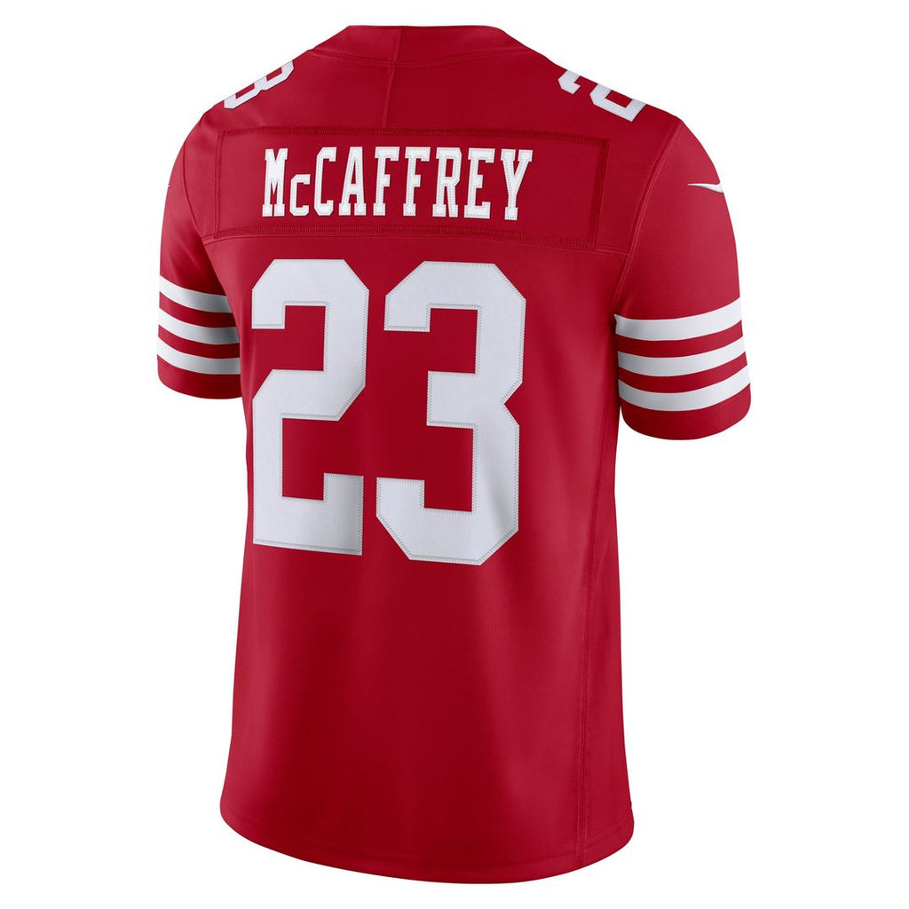 Christian McCaffrey San Francisco 49ers Alternate Vapor F.U.S.E. Stitched Limited Jersey - White