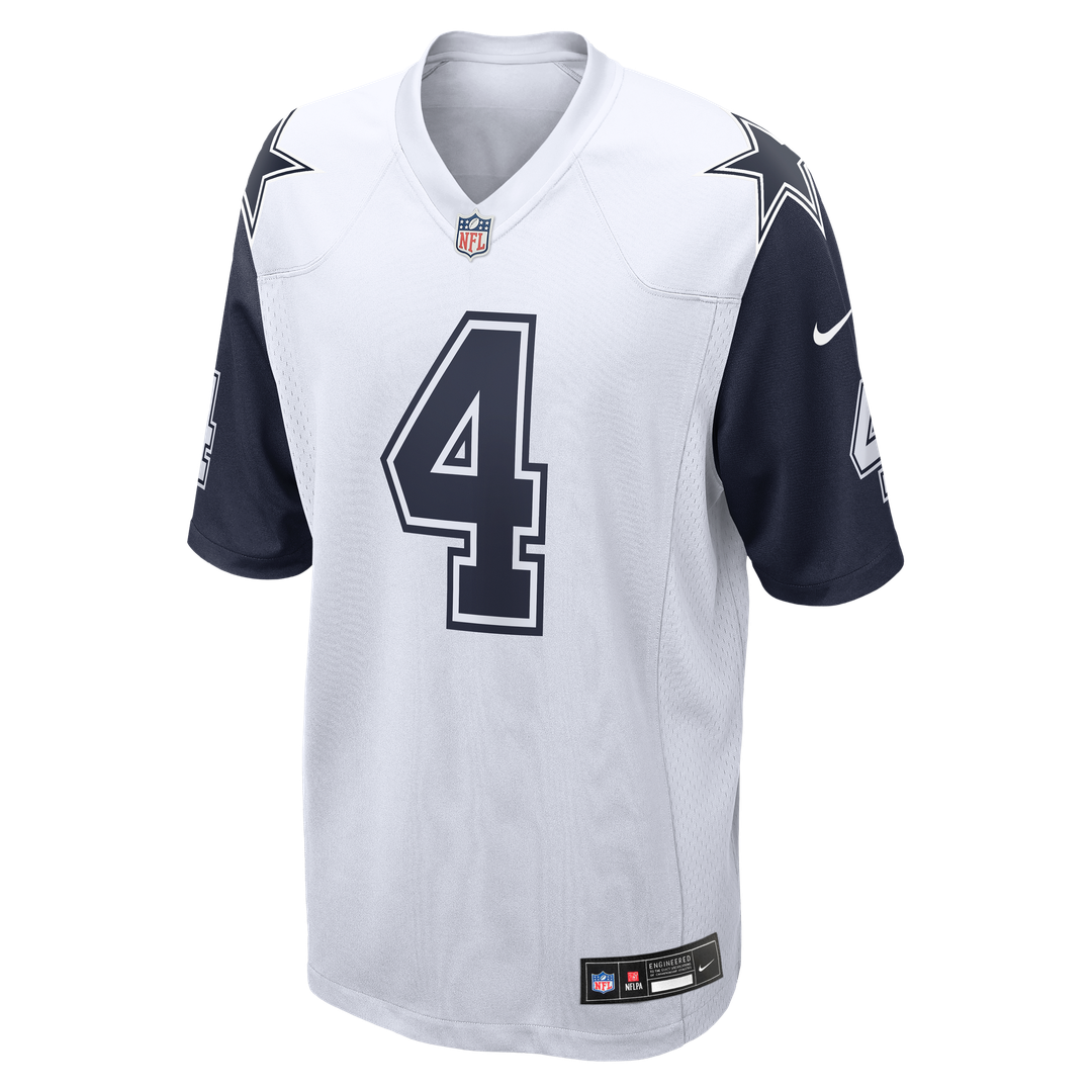 Dak Prescott Dallas Cowboys Alternate Game Jersey - White
