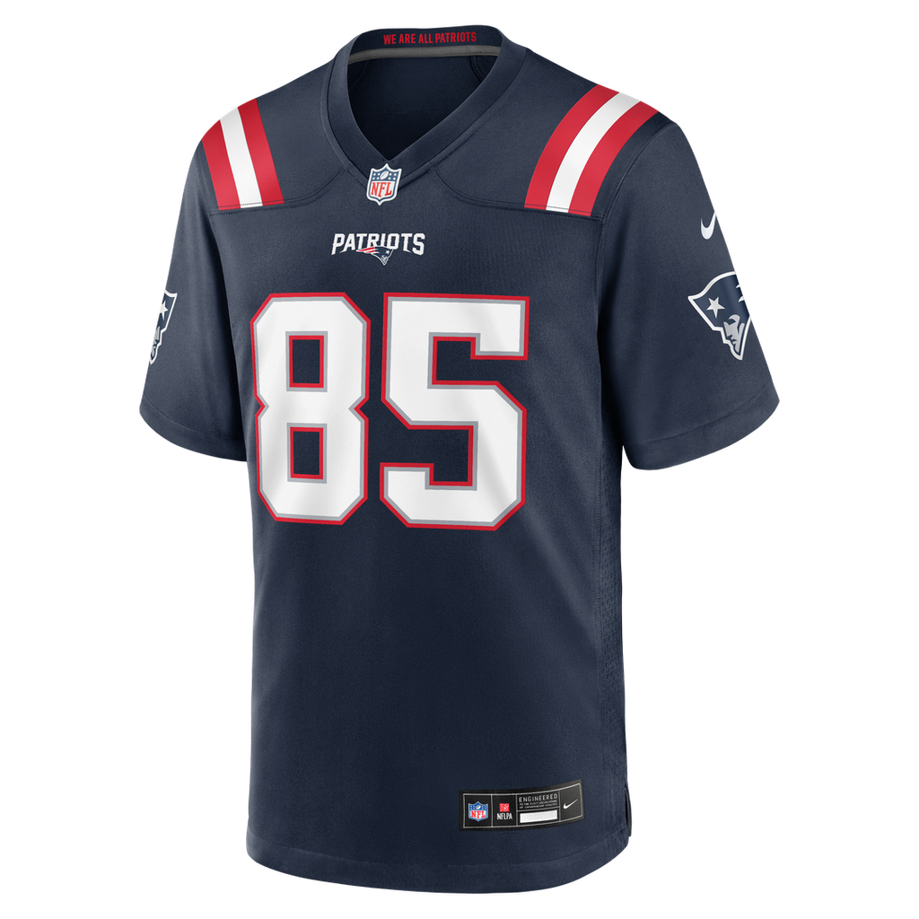 Hunter Henry New England Patriots Game Jersey - Navy