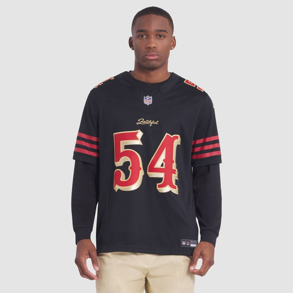 Fred Warner San Francisco 49ers Rivalries Collection Stitched Limited Jersey - Black