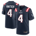 Adam Vinatieri New England Patriots Team Game Jersey - Navy