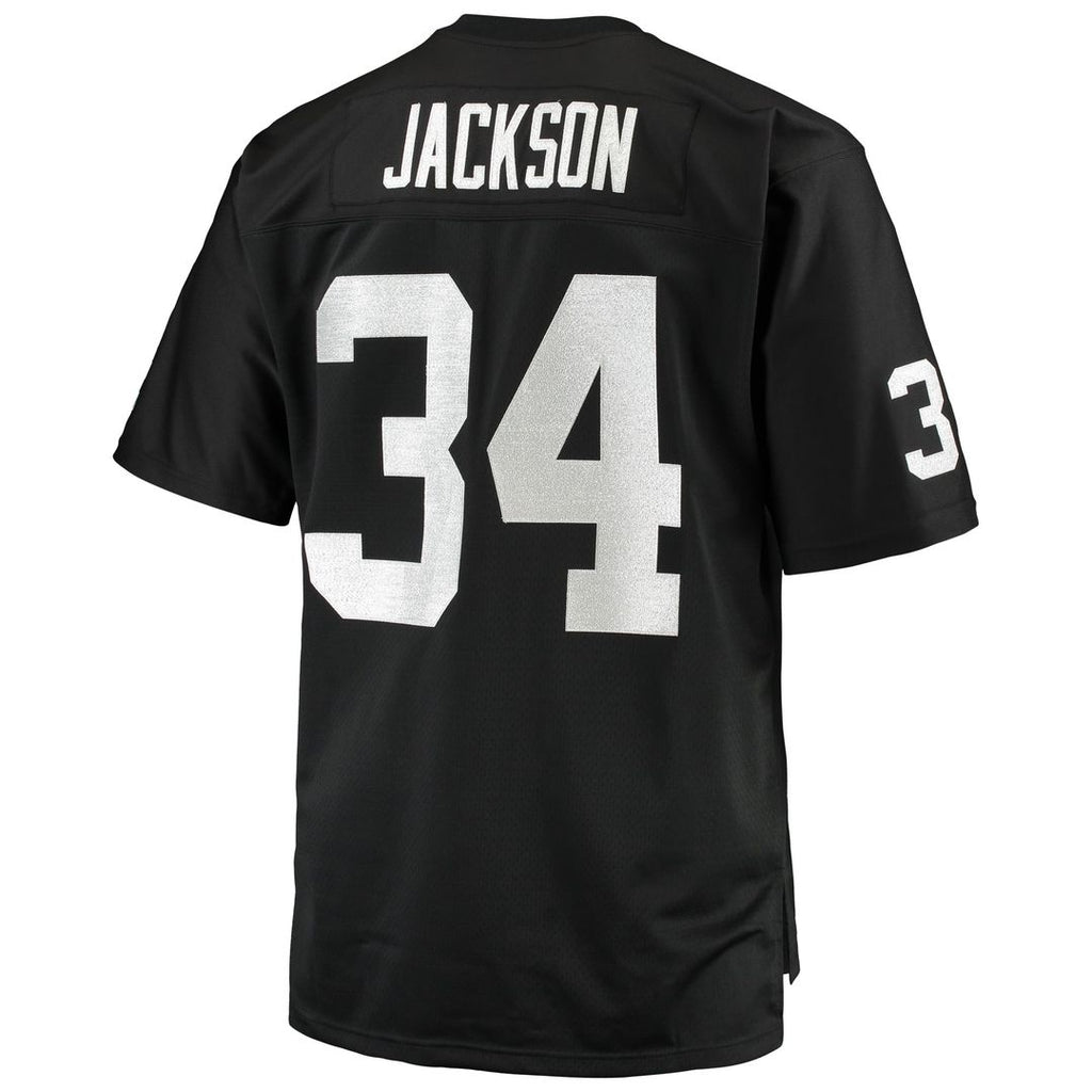 Bo Jackson Las Vegas Raiders Big & Tall 1988 Replica Jersey - Black