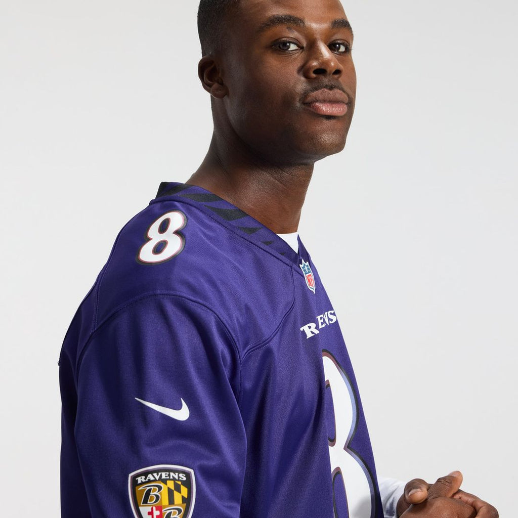 Lamar Jackson Baltimore Ravens Game Jersey - Purple