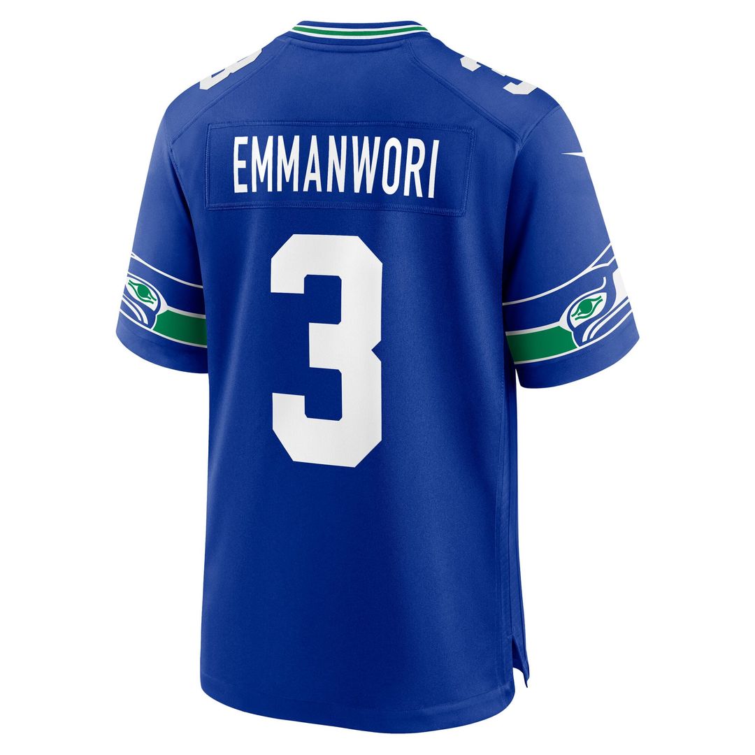 Nick Emmanwori Seattle Seahawks Game Jersey - College Navy