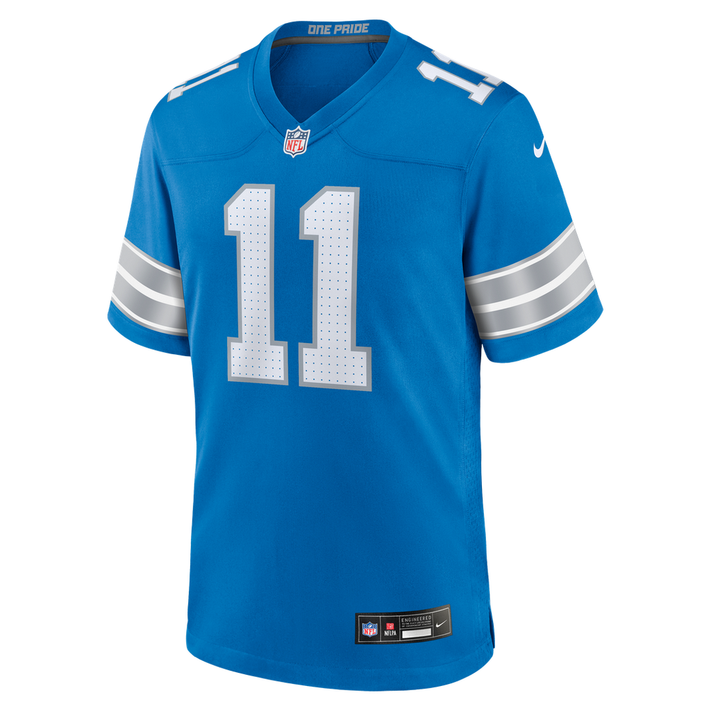Damone Clark Detroit Lions Game Jersey - Blue