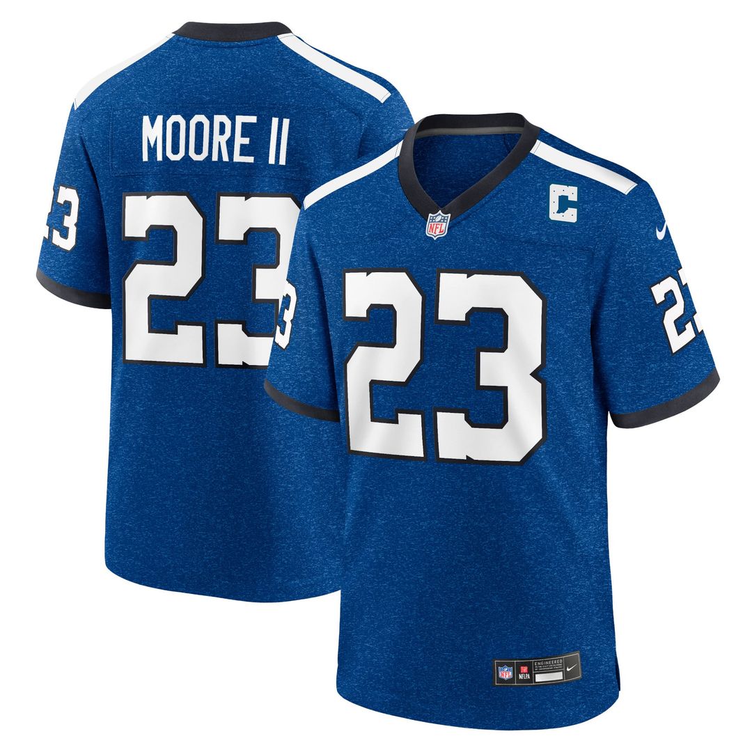 Kenny Moore II Indianapolis Colts Indiana Nights Alternate Game Jersey - Royal Blue