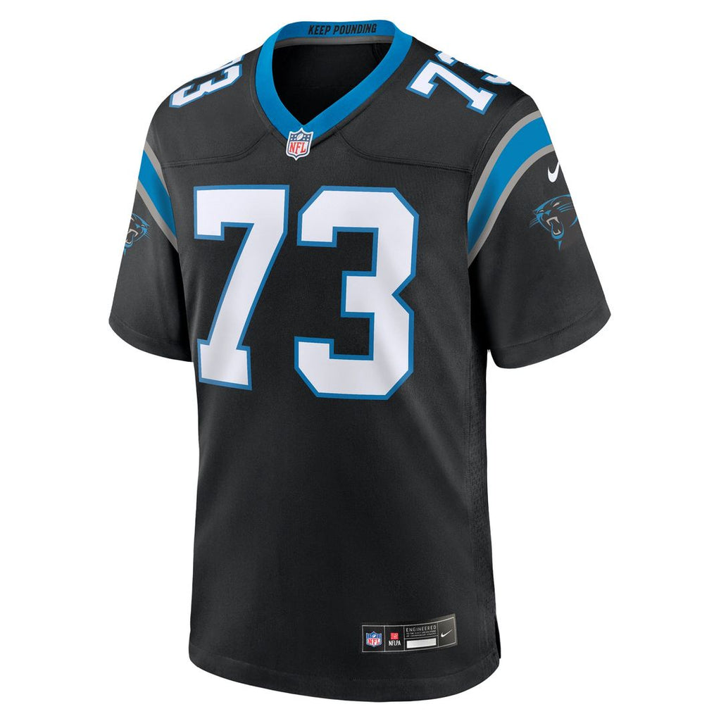 Rashard Lawrence Carolina Panthers Game Jersey - Black