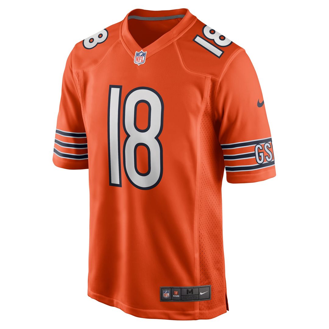 Caleb Williams Chicago Bears First Round Pick Game Jersey - White