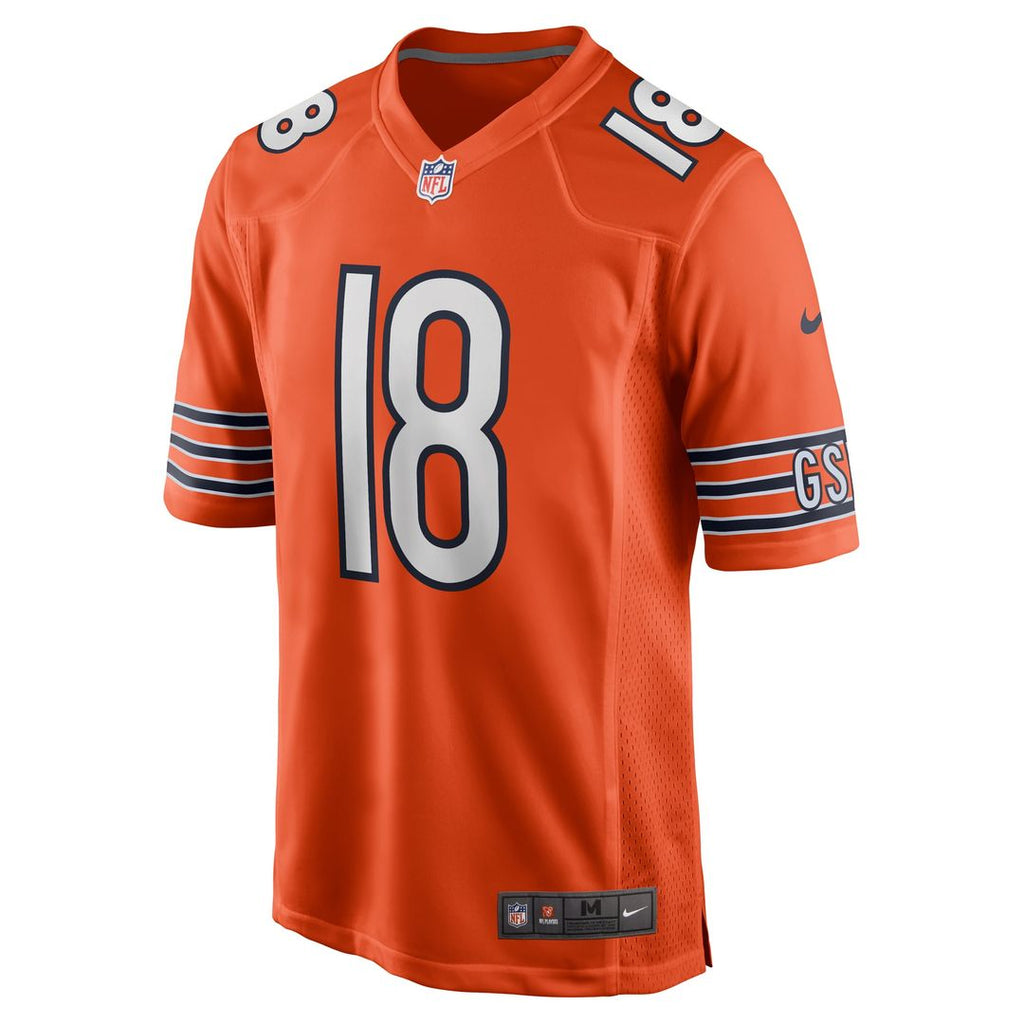 Caleb Williams Chicago Bears Alternate Game Jersey - Orange