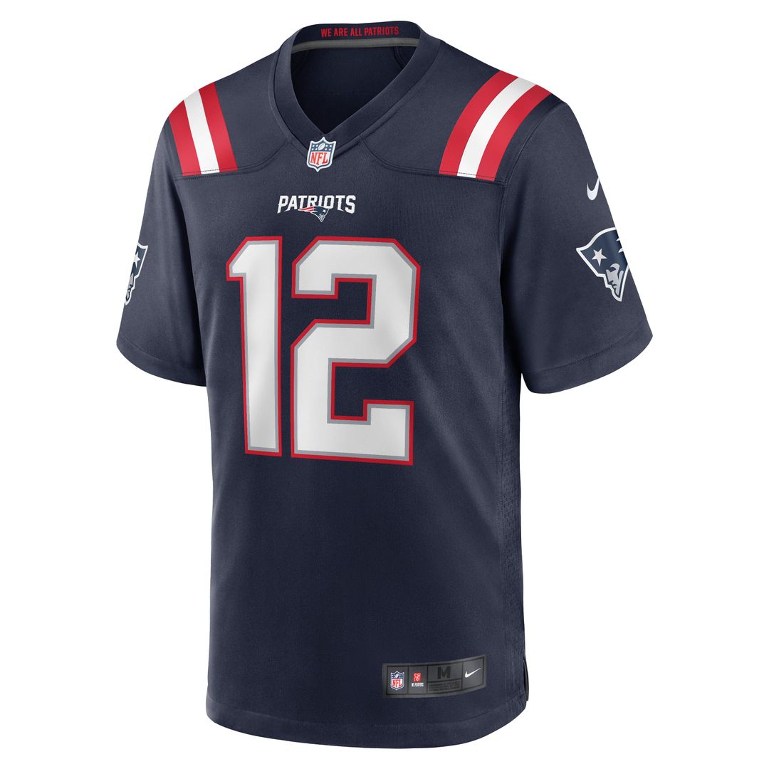 Tom Brady New England Patriots Game Jersey - White