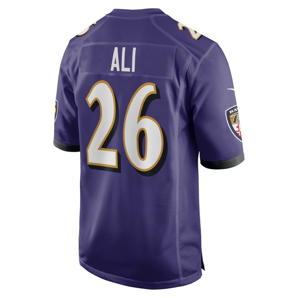 Rasheen Ali Baltimore Ravens Game Jersey - Purple