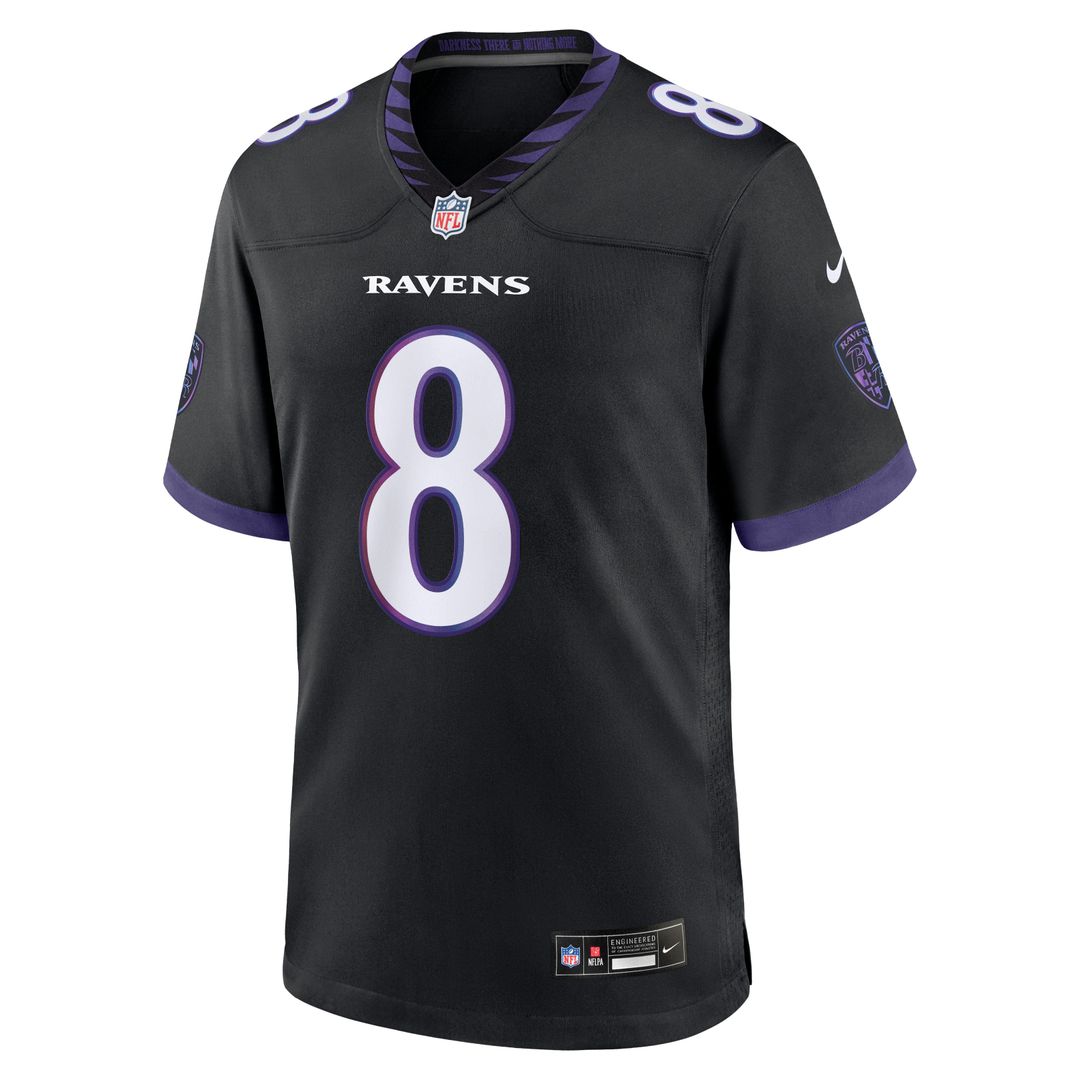 Lamar Jackson Baltimore Ravens Alternate Game Jersey - Purple