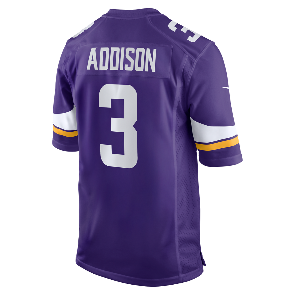 Jordan Addison Minnesota Vikings Alternate Game Jersey - White