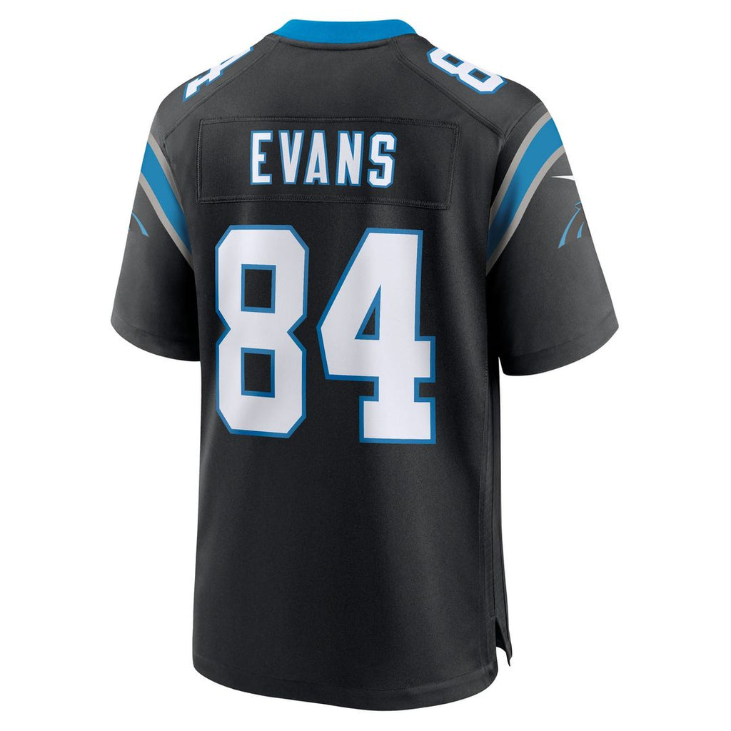 Mitchell Evans Carolina Panthers Game Jersey - Black