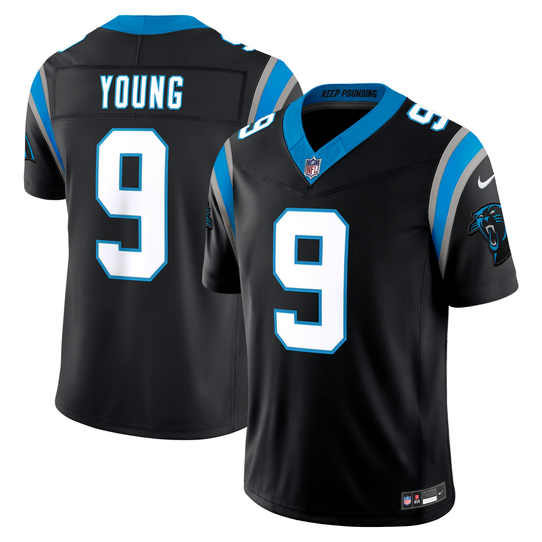 Bryce Young Carolina Panthers Alternate Vapor F.U.S.E. Stitched Limited Jersey - Blue