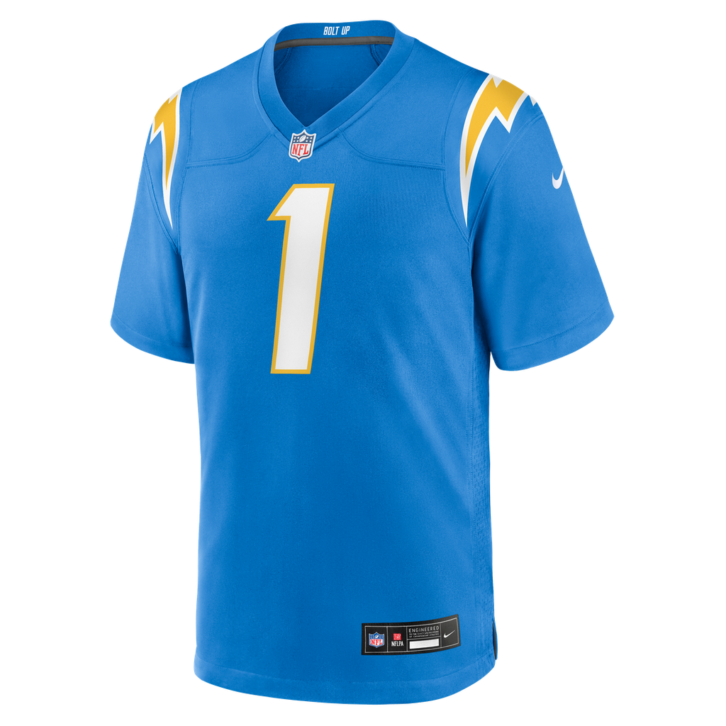 Akheem Mesidor Los Angeles Chargers Game Jersey - Powder Blue