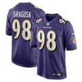 Tony Siragusa Baltimore Ravens Game Jersey - Purple
