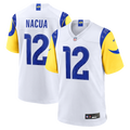 Puka Nacua Los Angeles Rams White Game Jersey - White