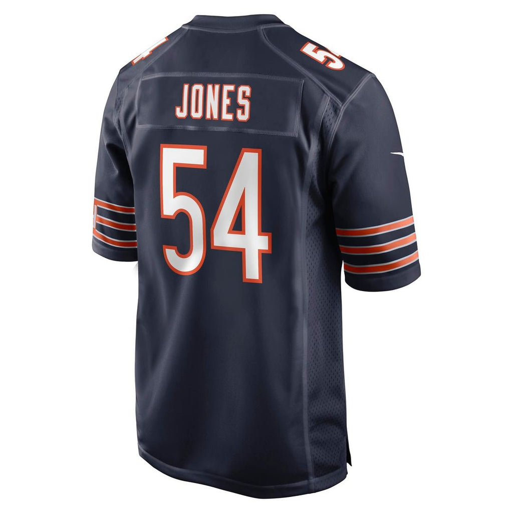 Logan Jones Chicago Bears Game Jersey - Navy