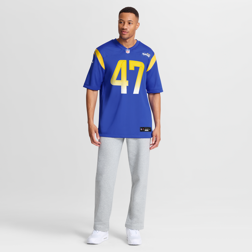 Alex Ward Los Angeles Rams Home Game Jersey - Royal Blue
