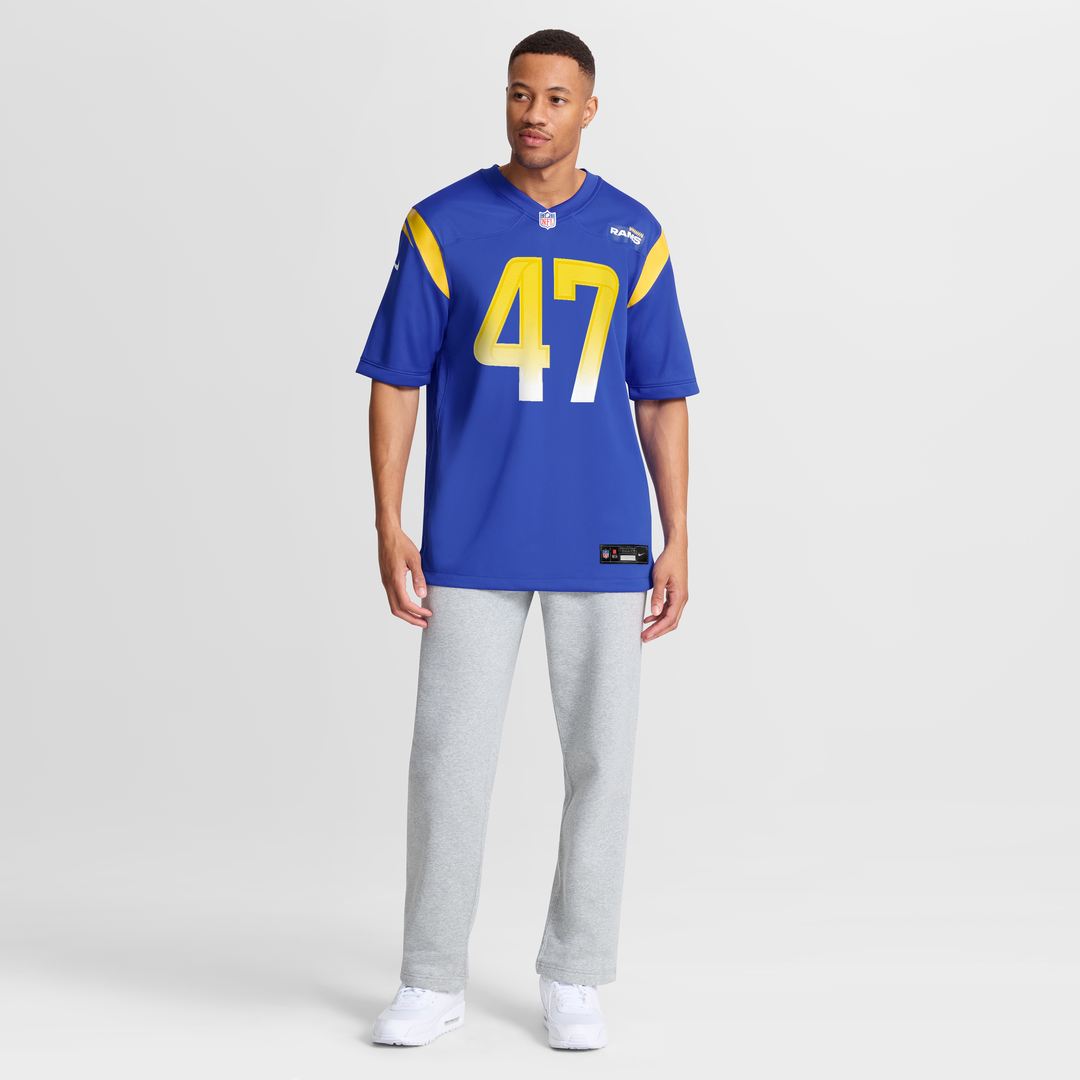 Alex Ward Los Angeles Rams Home Game Jersey - Royal Blue