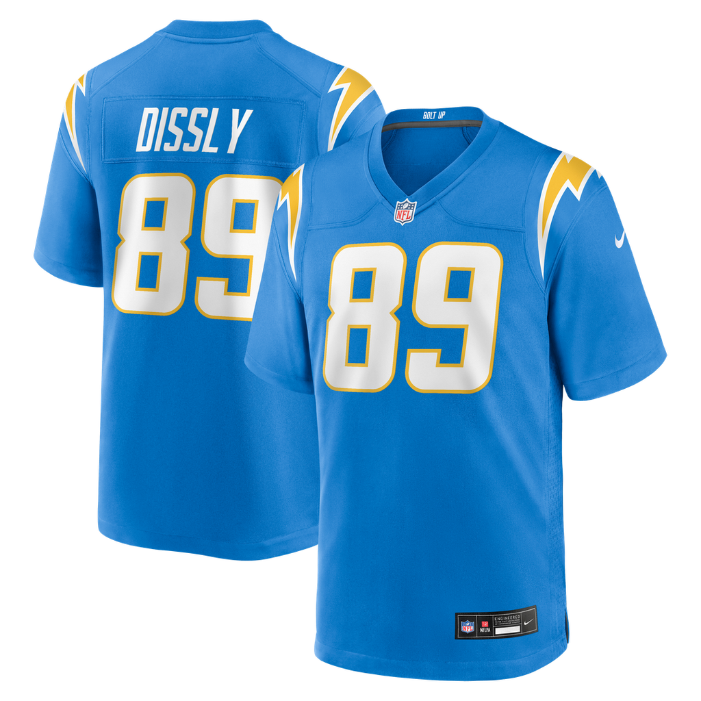 Will Dissly Los Angeles Chargers Game Jersey - Powder Blue