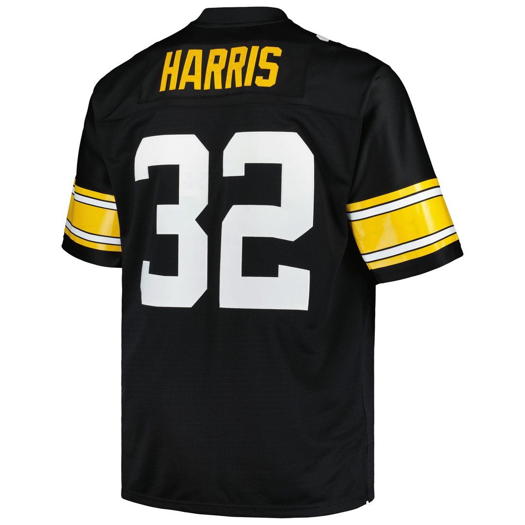 Franco Harris Pittsburgh Steelers Big & Tall 1976 Replica Jersey - White