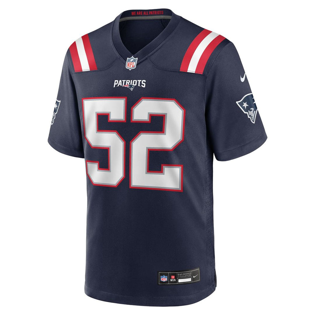 Marcus Bryant New England Patriots Game Jersey - Navy