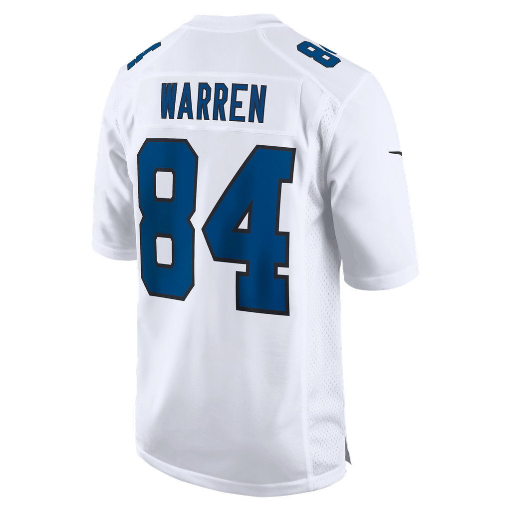 Tyler Warren Indianapolis Colts Fashion Game Jersey - Tundra White