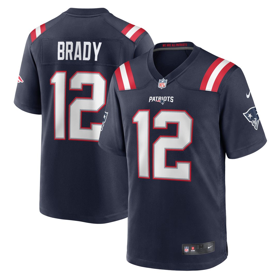 Tom Brady New England Patriots Alternate Game Jersey - Red