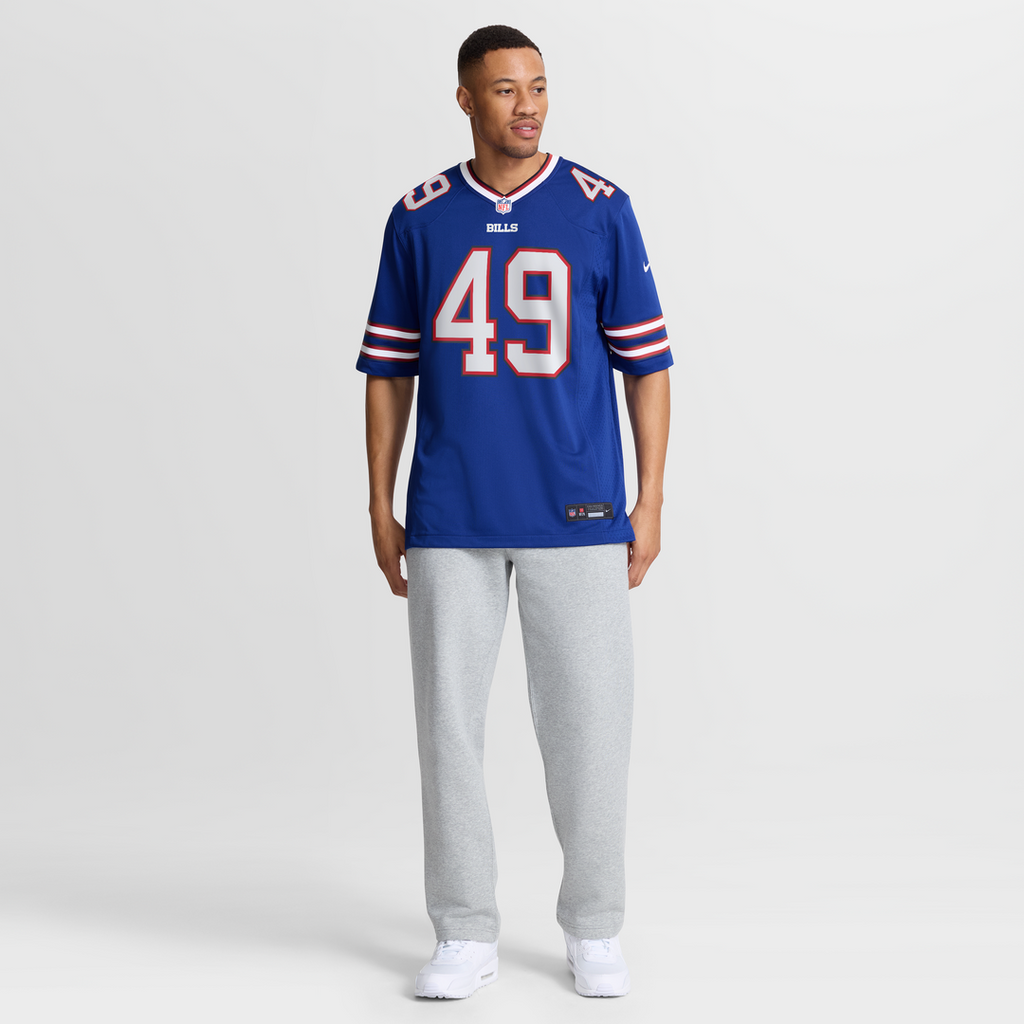 DaShaun White Buffalo Bills Game Jersey - Royal Blue