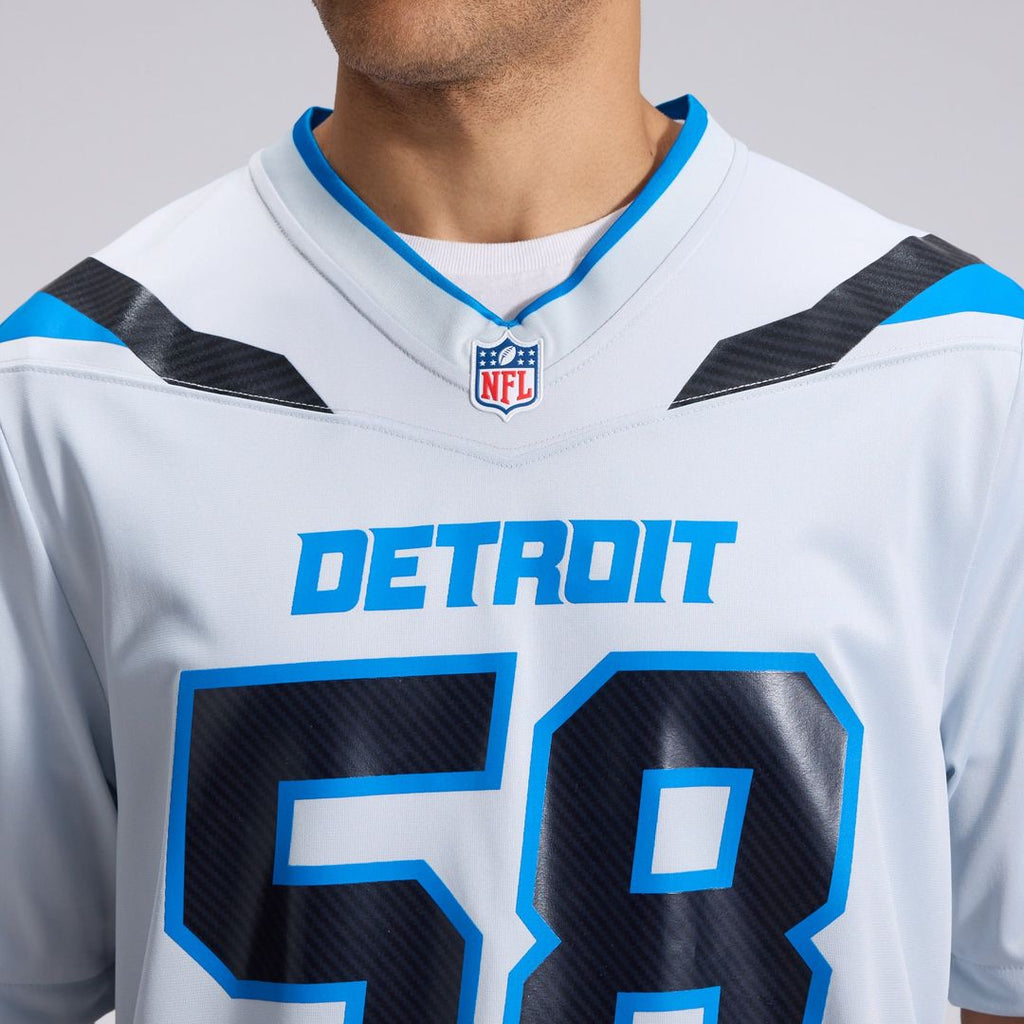 Penei Sewell Detroit Lions 2026 Rivalries Collection Game Jersey - Silver