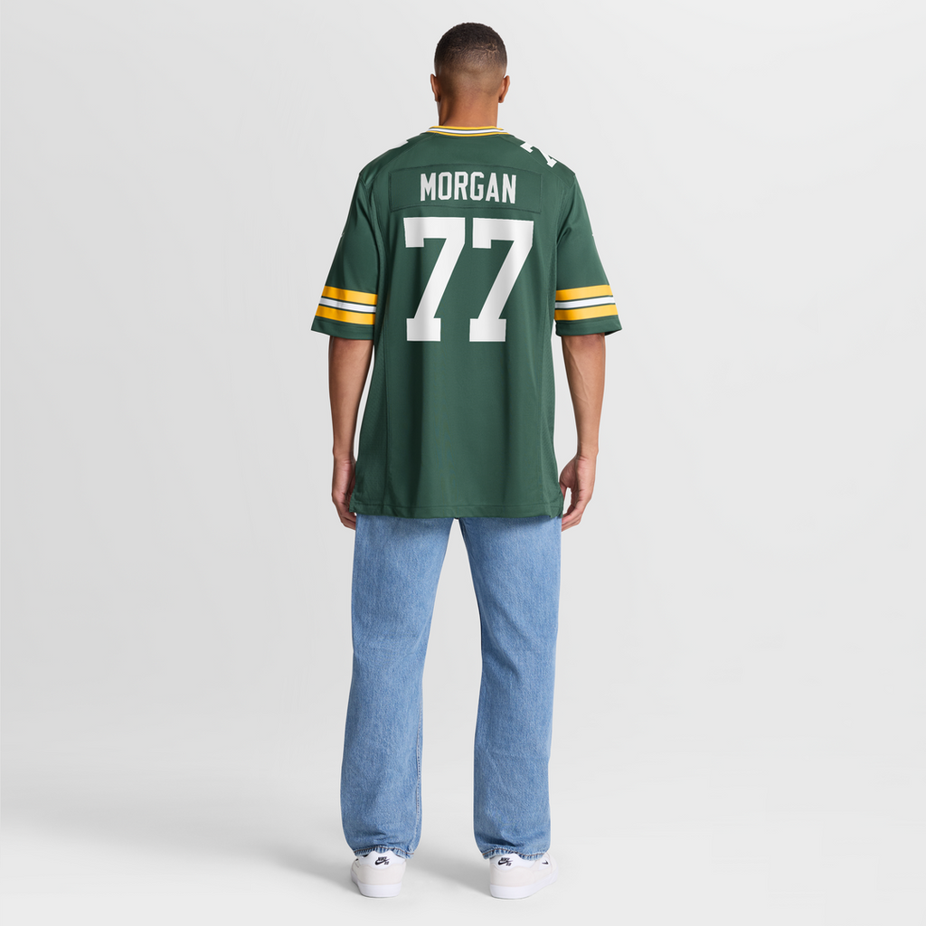 Jordan Morgan Green Bay Packers Game Jersey - Green