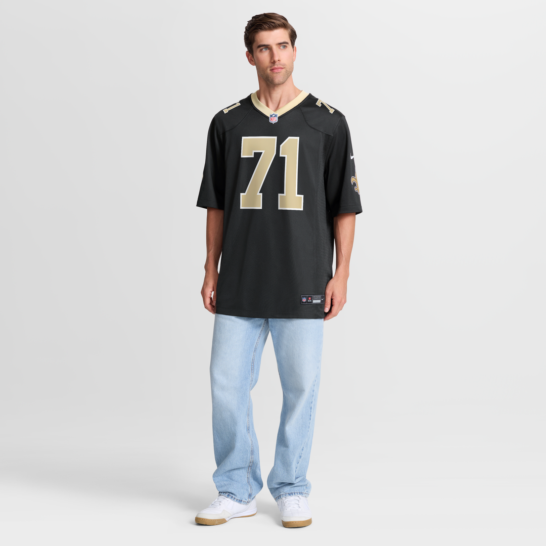 Kelvin Banks Jr. New Orleans Saints Game Jersey - Black