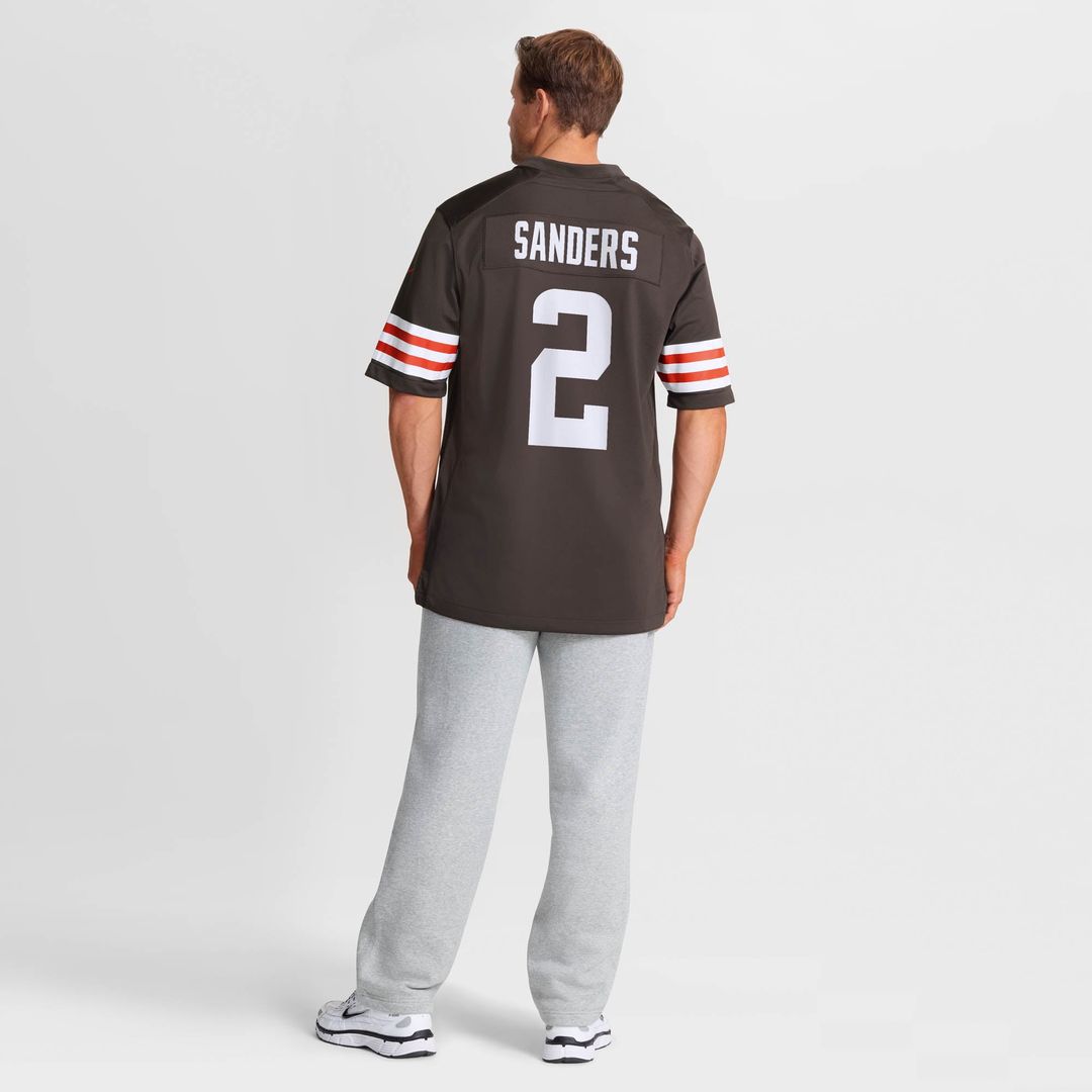 Shedeur Sanders Cleveland Browns Game Jersey - Brown