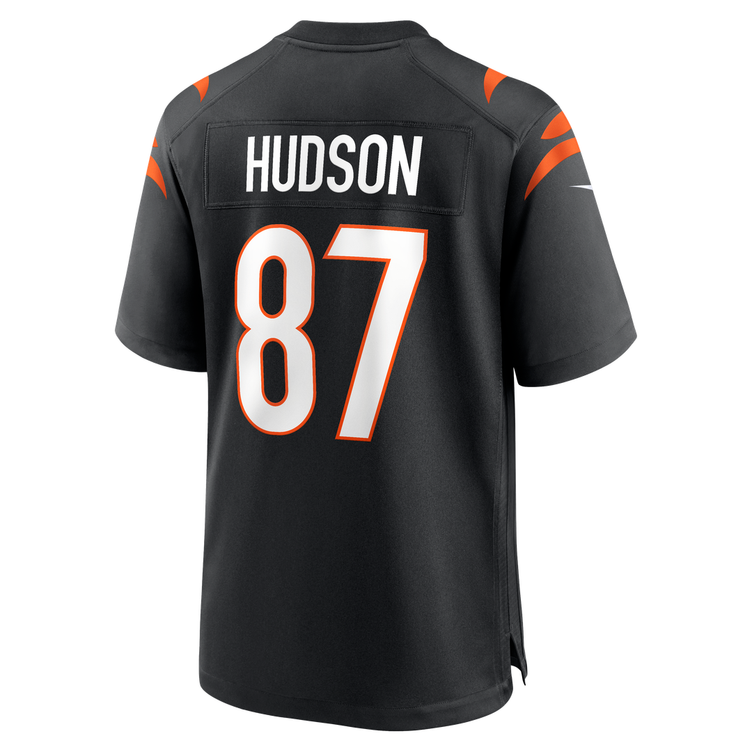 Tanner Hudson Cincinnati Bengals Home Game Jersey - Black