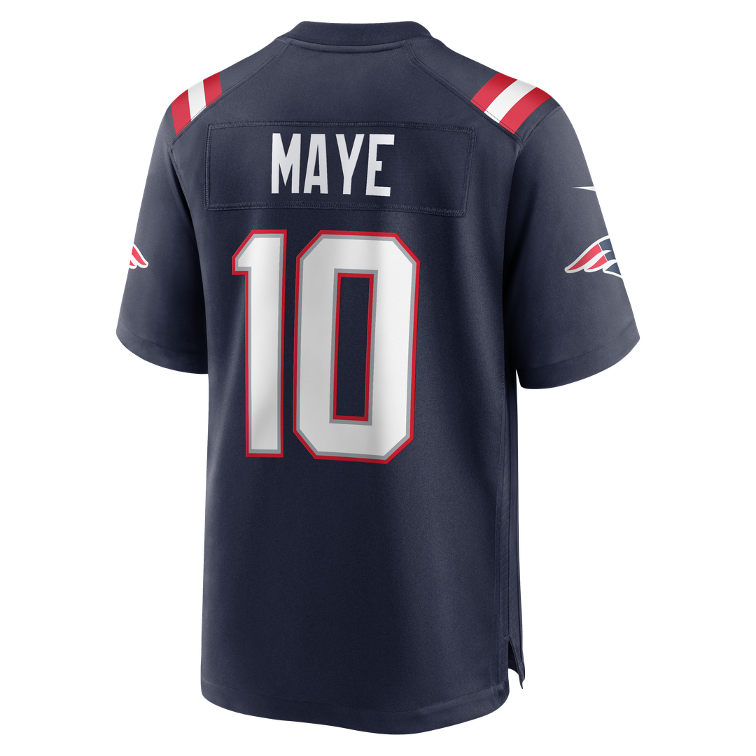 Drake Maye New England Patriots Game Jersey - White