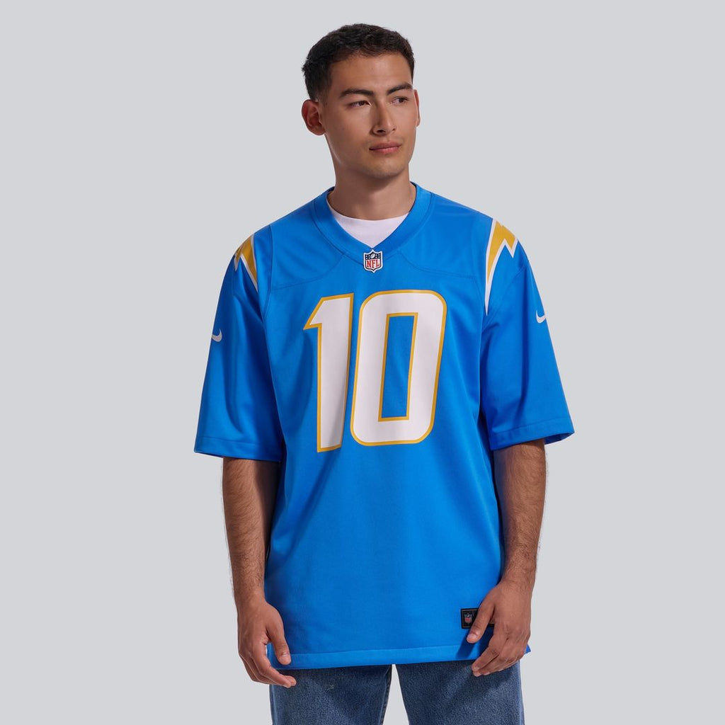 Justin Herbert Los Angeles Chargers Alternate Super Chargers Game Jersey - Navy