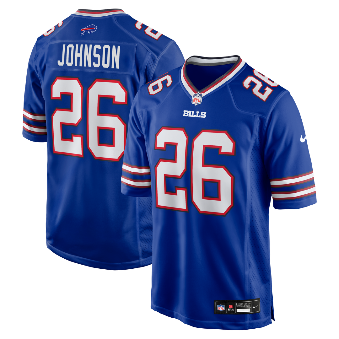 Ty Johnson Buffalo Bills Game Jersey - Royal Blue