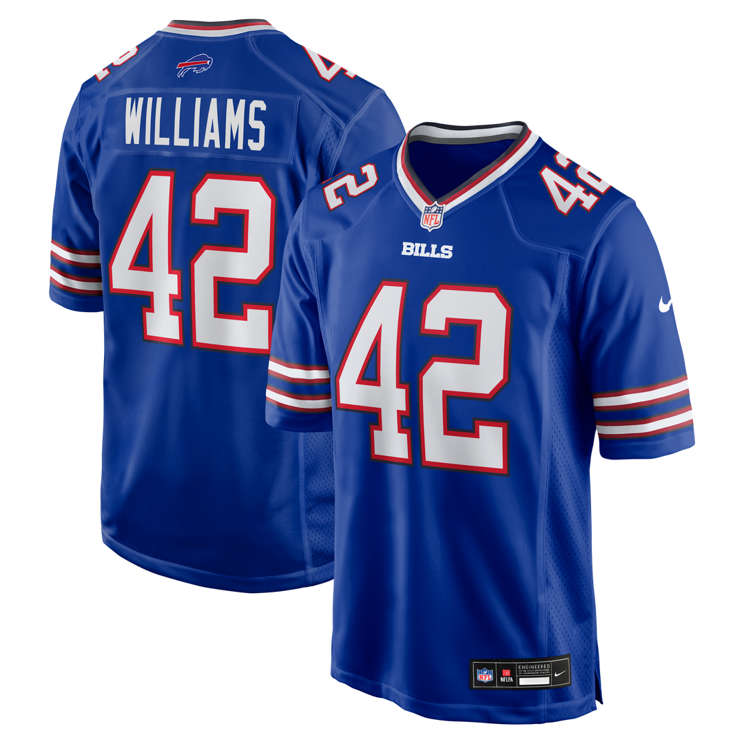 Dorian Williams Buffalo Bills Home Game Jersey - Royal Blue