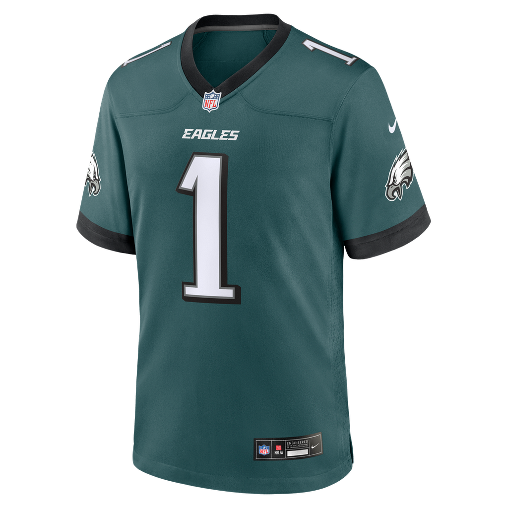 Jalen Hurts Philadelphia Eagles Alternate Game Jersey - Black