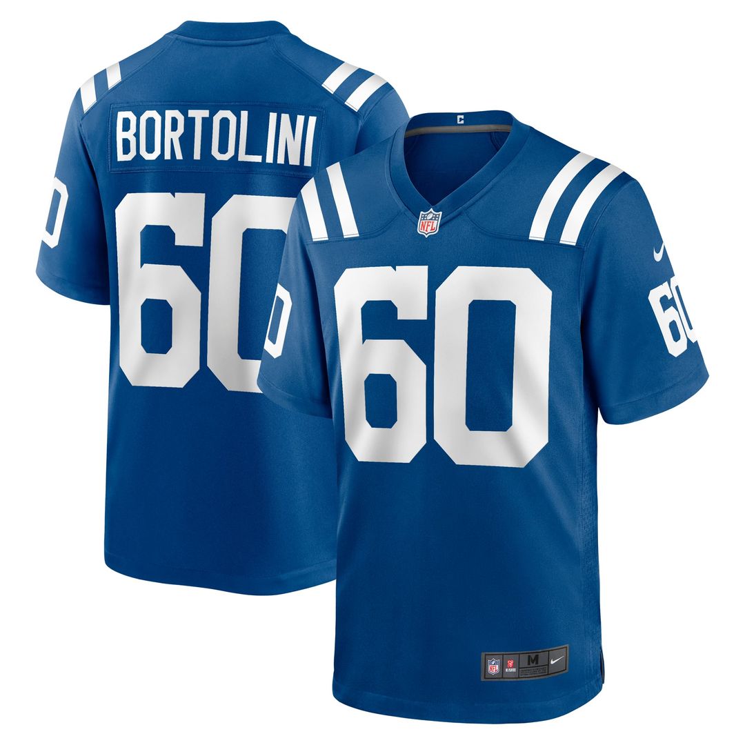 Tanor Bortolini Indianapolis Colts Game Jersey - Royal Blue