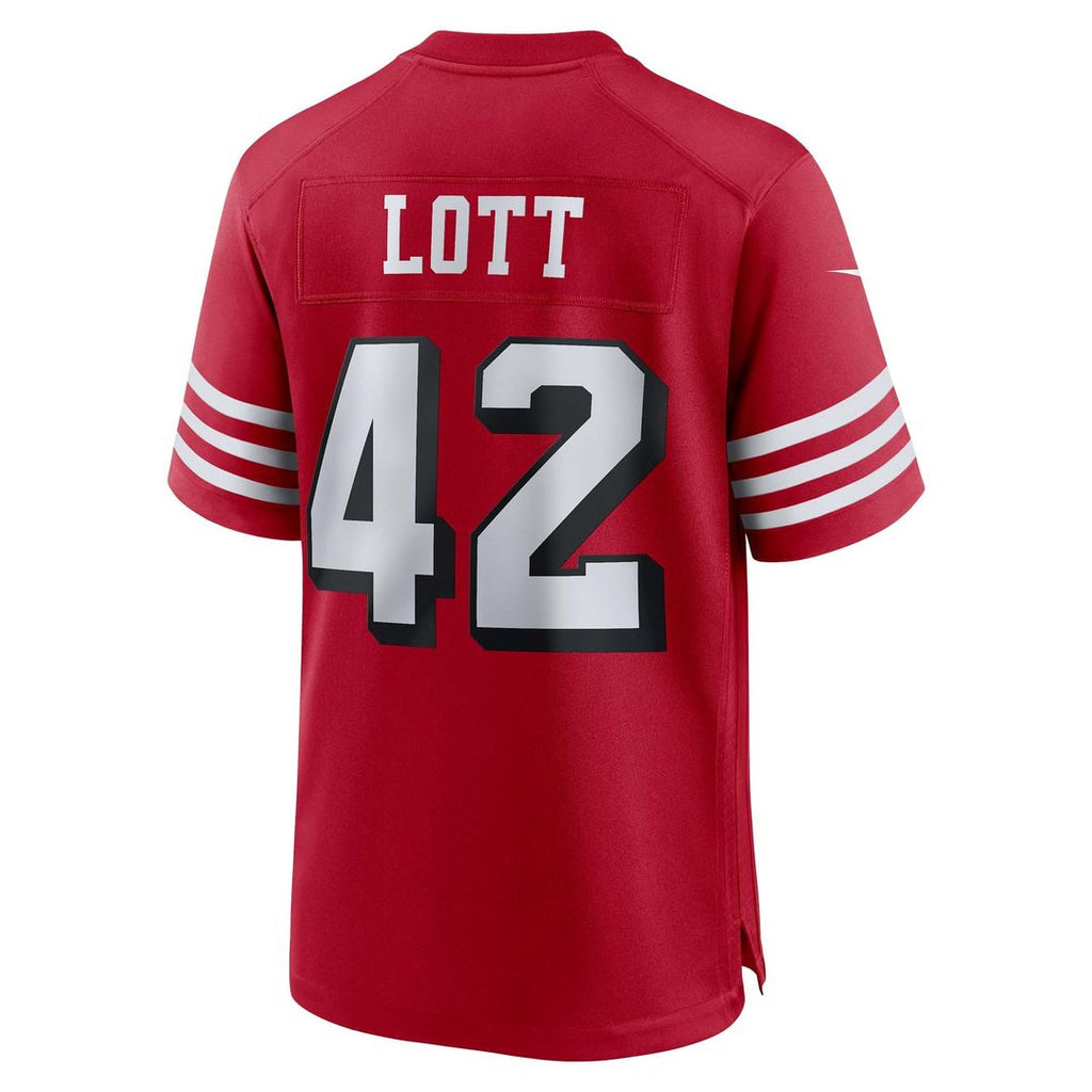 Ronnie Lott San Francisco 49ers Alternate Game Jersey - Scarlet