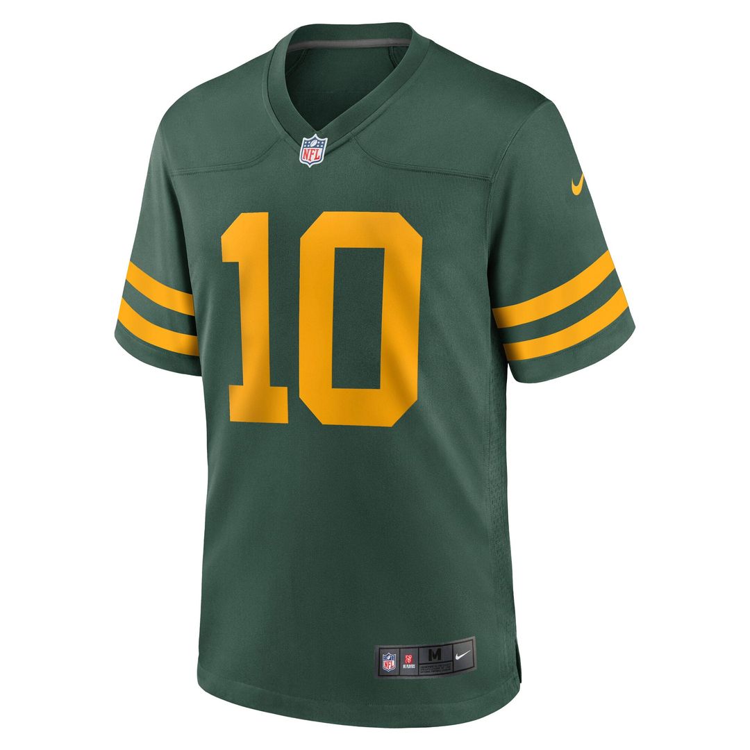Jordan Love Green Bay Packers Alternate Game Jersey - Green