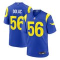 Shaun Dolac Los Angeles Rams Game Jersey - Royal Blue