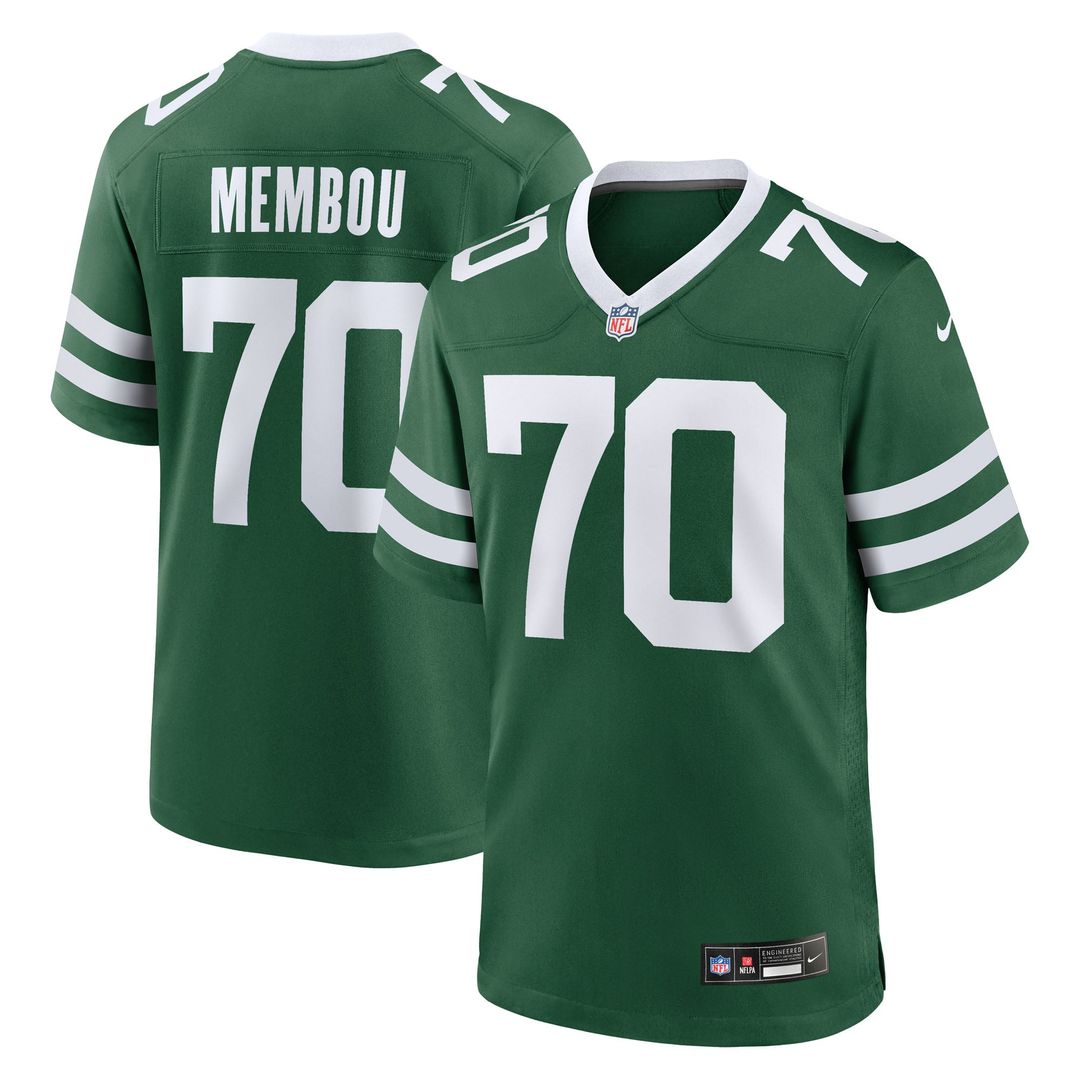 Armand Membou New York Jets Game Jersey - Green